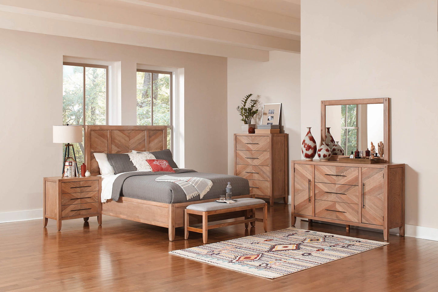 Scott Living Auburn Rustic Bed