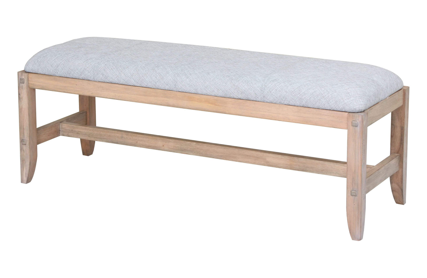 Scott Living Auburn White-Washed Bench