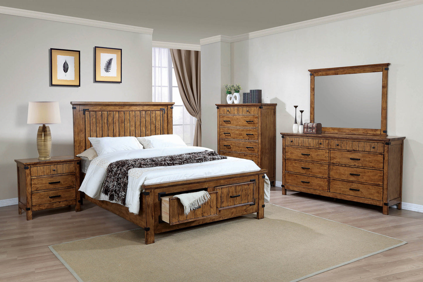 Brenner Rustic Honey Bed