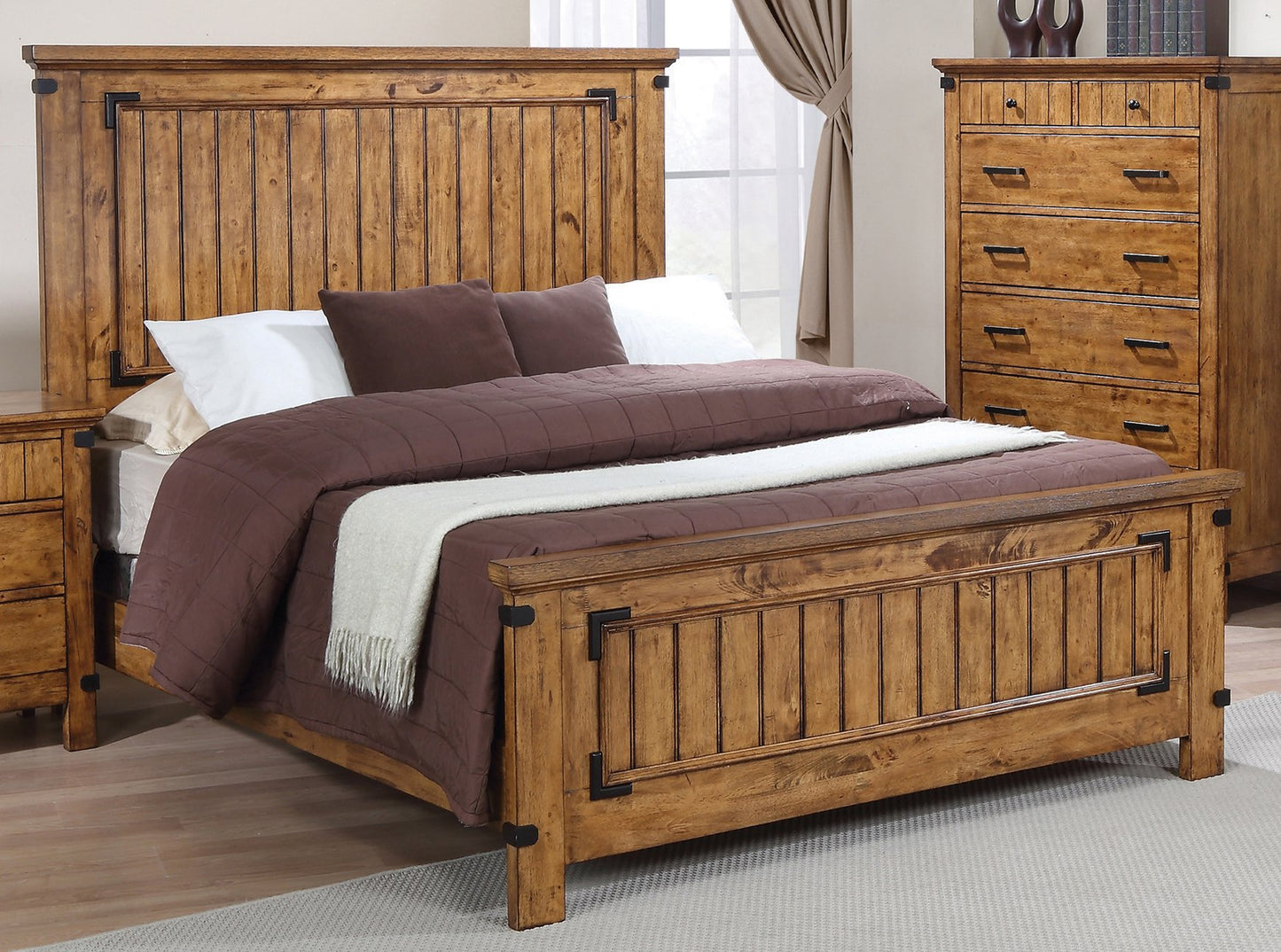 Brenner Rustic Honey Bed