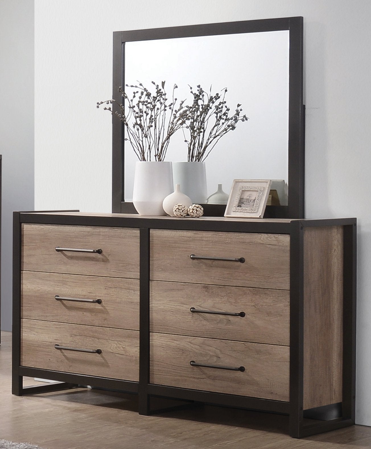 Edgewater Industrial Weathered Oak Dresser