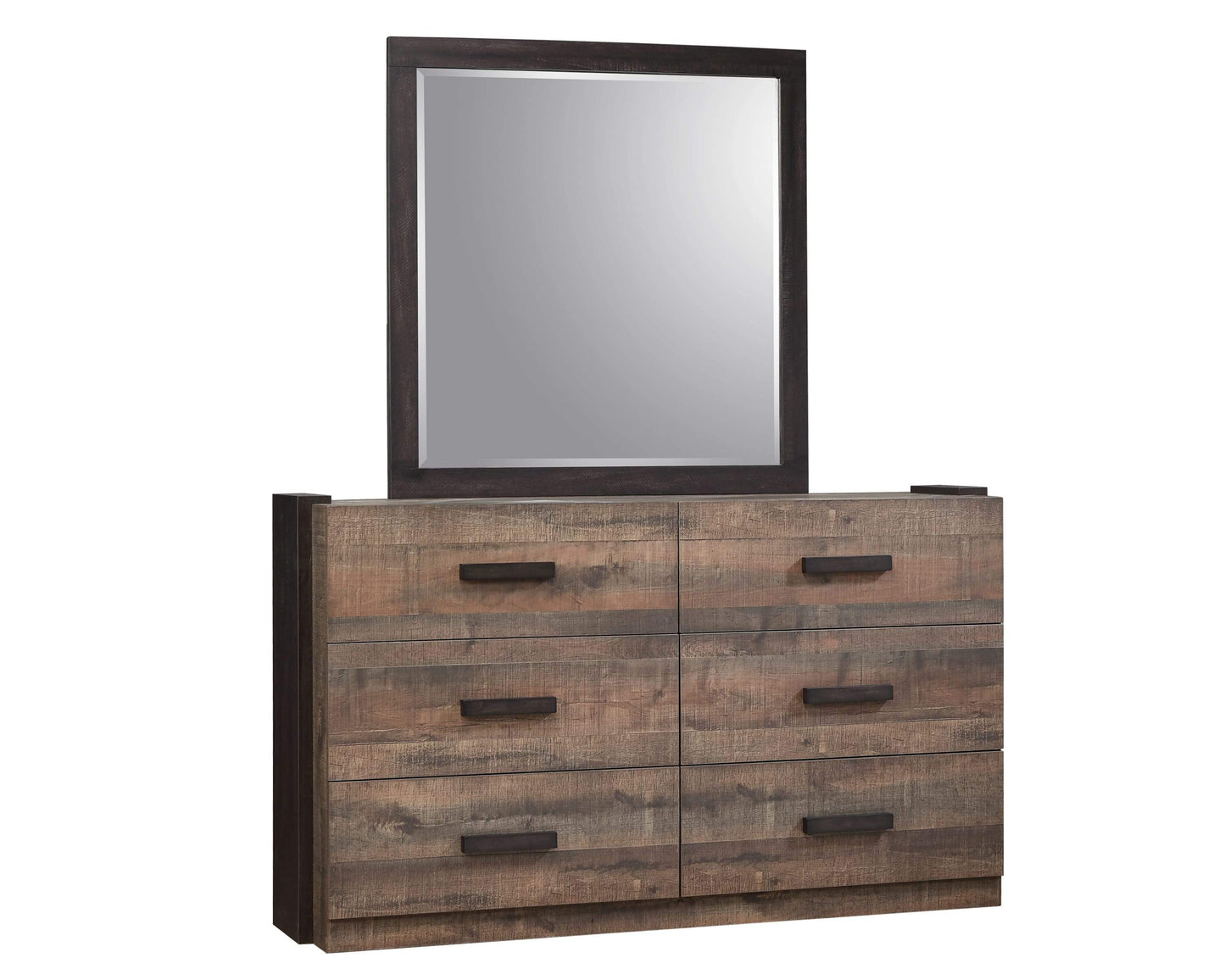 Weston Weathered Oak and Rustic Coffee Dresser