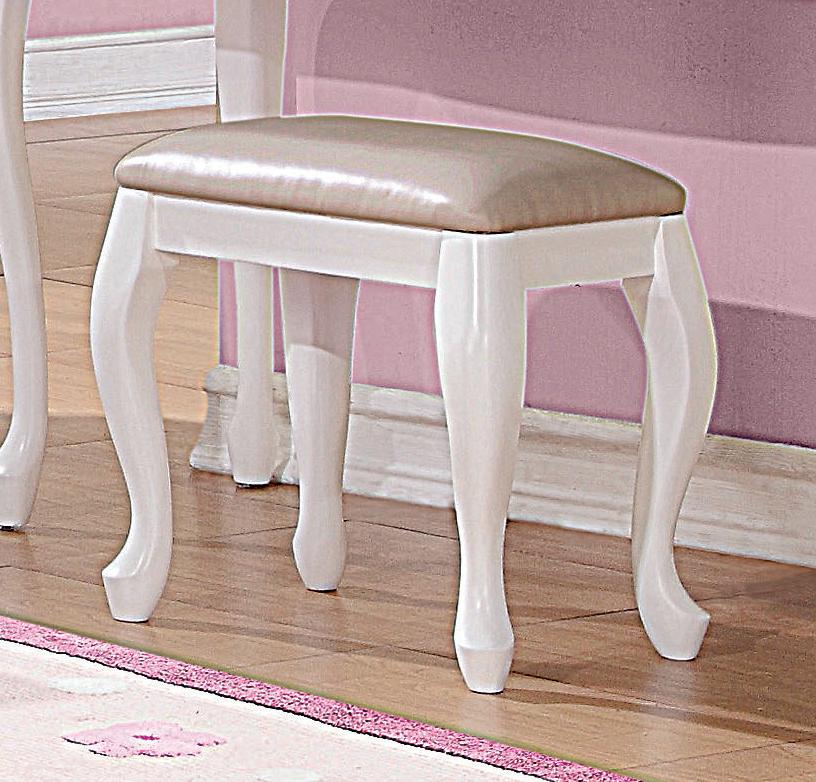Caroline White Stool