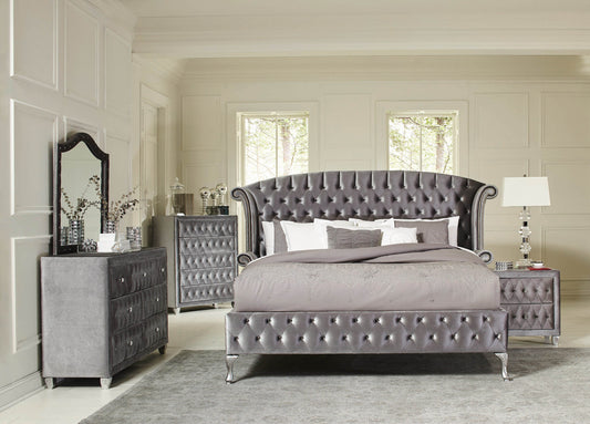 Deanna Metallic Bed