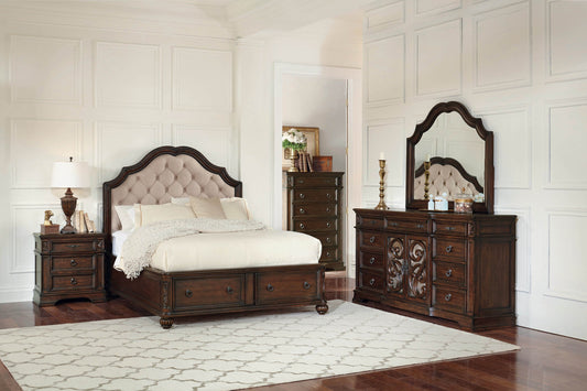 Ilana Traditional Antique Java Bed