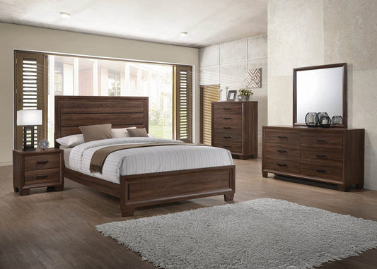 Brandon Transitional Medium Brown Bed