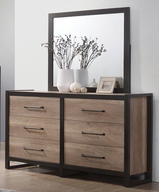 Edgewater Industrial Weathered Oak Dresser