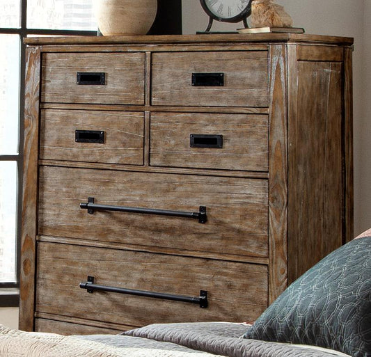 Meester Rustic Barn Door Chest