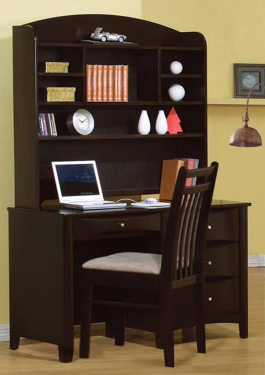 Phoenix Transitional Cappuccino Hutch