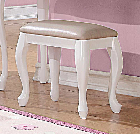 Caroline White Stool